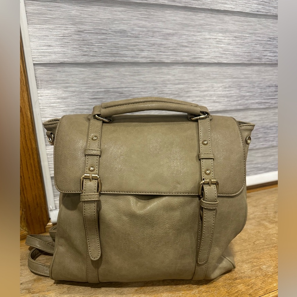 MMS backpack purse tan color never used